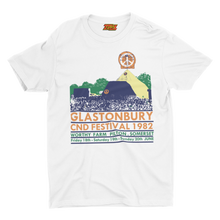 Load image into Gallery viewer, SALE of Glastonbury CND Festival 1982-Pyramid-GAS T Shirts-GLA02