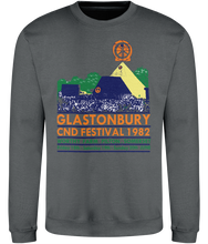 Load image into Gallery viewer, Glastonbury CND Festival 1982-Pyramid-Sweatshirt-GAS T Shirts-GLA02