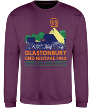 Load image into Gallery viewer, Glastonbury CND Festival 1982-Pyramid-Sweatshirt-GAS T Shirts-GLA02