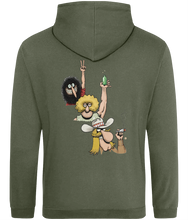 Load image into Gallery viewer, Fabulous Furry Freak Bros-3 heads cartoon-Gilbert Shelton-Hoodie back print-GAS T Shirts