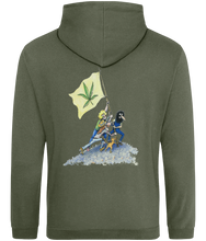 Load image into Gallery viewer, Fabulous Furry Freak Bros-Raise the Flag-Gilbert Shelton-Hoodie back print-GAS T Shirts