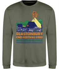 Load image into Gallery viewer, Glastonbury CND Festival 1982-Pyramid-Sweatshirt-GAS T Shirts-GLA02
