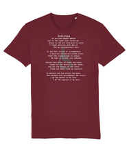 Load image into Gallery viewer, William Henley-Invictus-Poetry-GAS T Shirts-P002