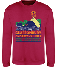 Load image into Gallery viewer, Glastonbury CND Festival 1982-Pyramid-Sweatshirt-GAS T Shirts-GLA02