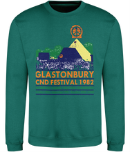 Load image into Gallery viewer, Glastonbury CND Festival 1982-Pyramid-Sweatshirt-GAS T Shirts-GLA02