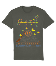 Load image into Gallery viewer, Glastonbury CND Festival 1981-Globe-GAS T Shirts-GLA01