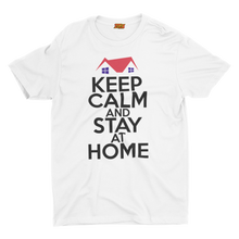Load image into Gallery viewer, Keep Calm and Stay at Home' GAS retro T Shirt design C19-02