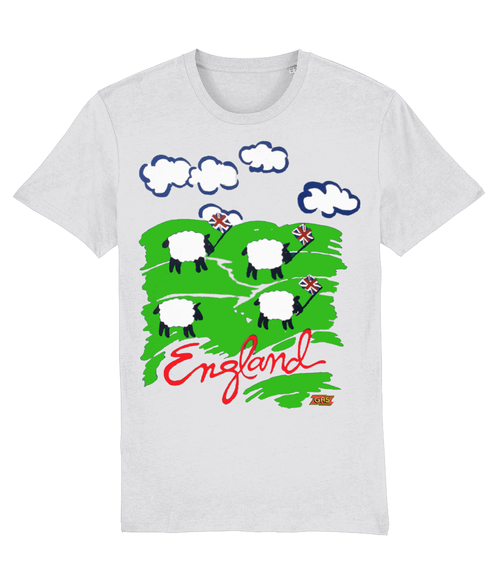 SALE of BAAA!-England Souvenir-Retro-GAS T Shirts-SO-02