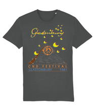 Load image into Gallery viewer, SALE of Glastonbury CND Festival 1981-Globe-GAS T Shirts-GLA01
