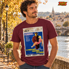 Load image into Gallery viewer, Fernandel burgundy autumn scene
