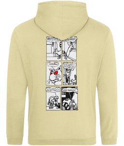 Fat Freddies Cat-Vengeance cartoon-Gilbert Shelton-Hoodie back print-GAS T Shirts