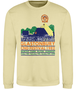 Glastonbury CND Festival 1982-Pyramid-Sweatshirt-GAS T Shirts-GLA02