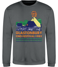 Load image into Gallery viewer, Glastonbury CND Festival 1982-Pyramid-Sweatshirt-GAS T Shirts-GLA02
