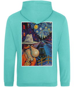 Fabulous Furry Freak Bros-Van Gogh cartoon-Paul Mavrides-Hoodie back print-GAS T Shirts