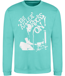 Jerry Lee Lewis-Sweatshirt-1972 Wembley Rock n Roll Show- GAS T Shirts RnR04