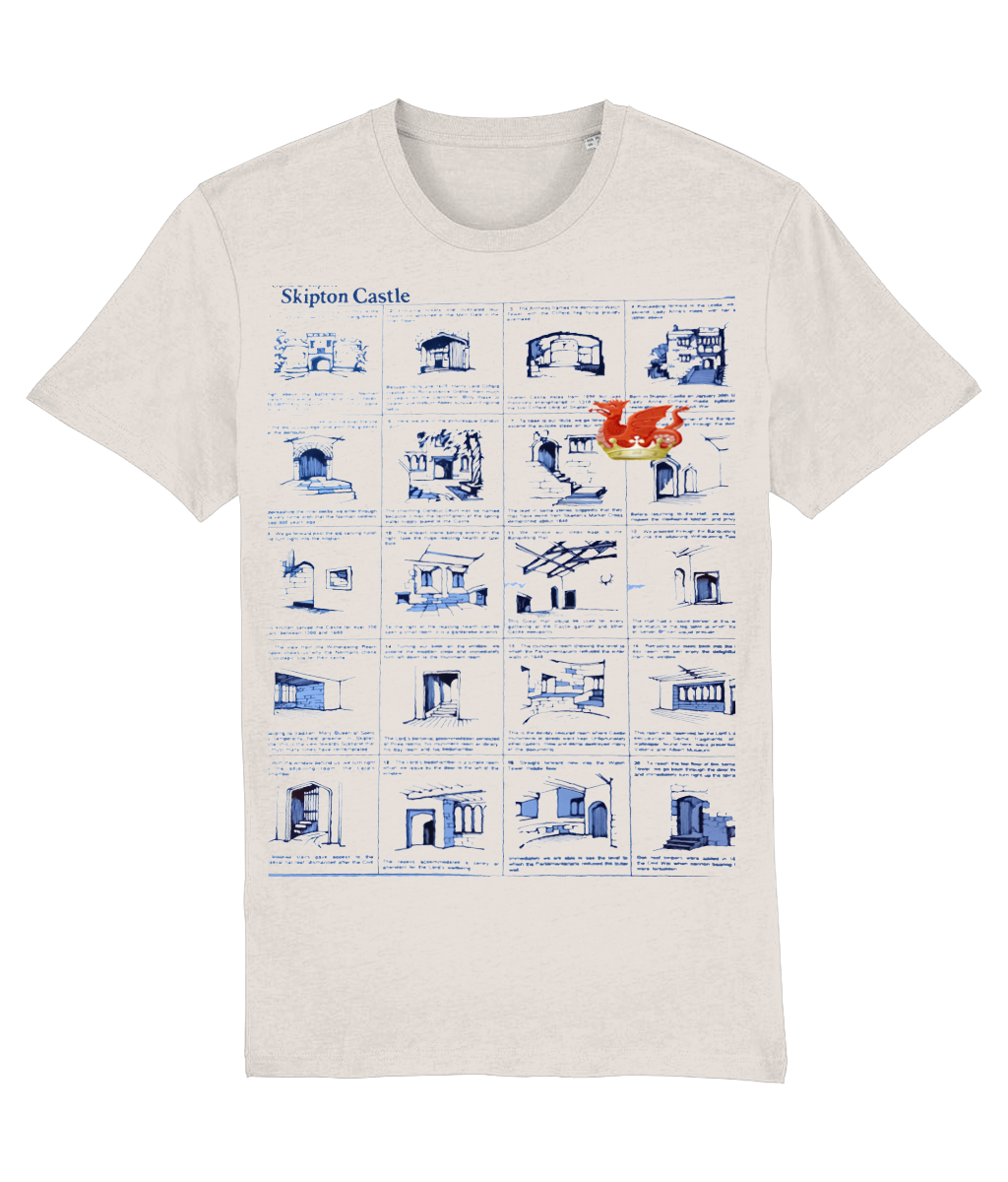 Skipton Castle collection-Guide-T Shirt-GAS T Shirts