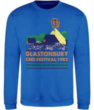 Load image into Gallery viewer, Glastonbury CND Festival 1982-Pyramid-Sweatshirt-GAS T Shirts-GLA02
