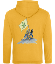 Load image into Gallery viewer, Fabulous Furry Freak Bros-Raise the Flag-Gilbert Shelton-Hoodie back print-GAS T Shirts
