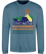 Load image into Gallery viewer, Glastonbury CND Festival 1982-Pyramid-Sweatshirt-GAS T Shirts-GLA02
