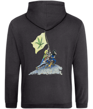 Load image into Gallery viewer, Fabulous Furry Freak Bros-Raise the Flag-Gilbert Shelton-Hoodie back print-GAS T Shirts
