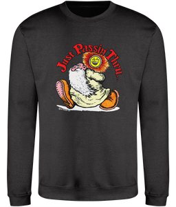 Mr Natural-Just Passin Thru-Crumb-Sweatshirt-GAS T Shirts-HG01