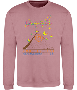 Glastonbury CND Festival 1981-Sweatshirt-Globe-GAS T Shirts-GLA01