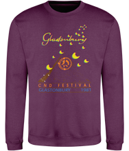 Load image into Gallery viewer, Glastonbury CND Festival 1981-Sweatshirt-Globe-GAS T Shirts-GLA01
