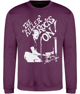 Jerry Lee Lewis-Sweatshirt-1972 Wembley Rock n Roll Show- GAS T Shirts RnR04