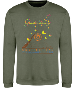 Glastonbury CND Festival 1981-Sweatshirt-Globe-GAS T Shirts-GLA01