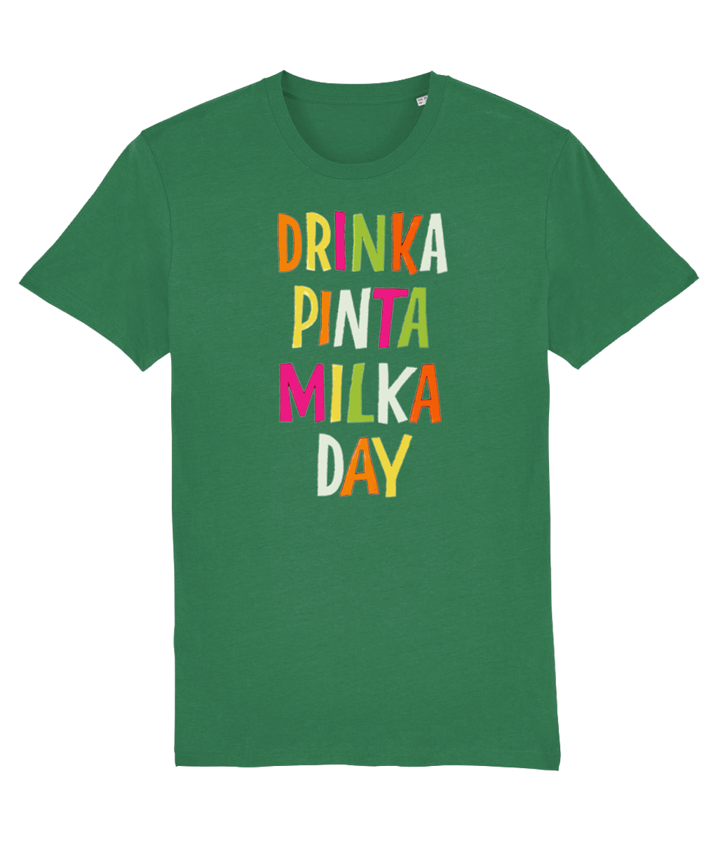 Drink a pinta milk a day-National Dairy Council 1979-T Shirt-GAS T Shirts